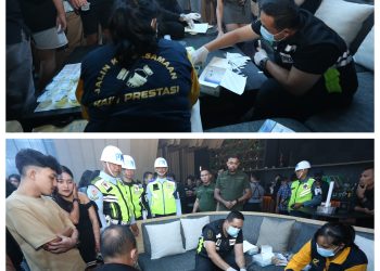 Cegah Peredaran Narkoba, Polda Sumut dan TNI Gelar Razia Humanis di THM Black Owl Medan