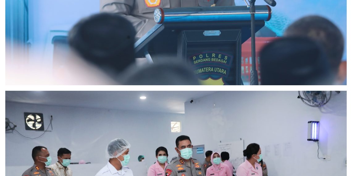 Kapolda Sumut Resmikan Dua SPPG di Serdang Bedagai, Tegaskan Komitmen Dukung Program MBG Nasional