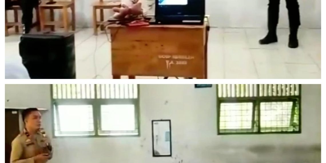 Polsek Pantai Cermin, KUA dan BKKBN Gelar Penyuluhan di SMA Negeri 1 Pantai Cermin