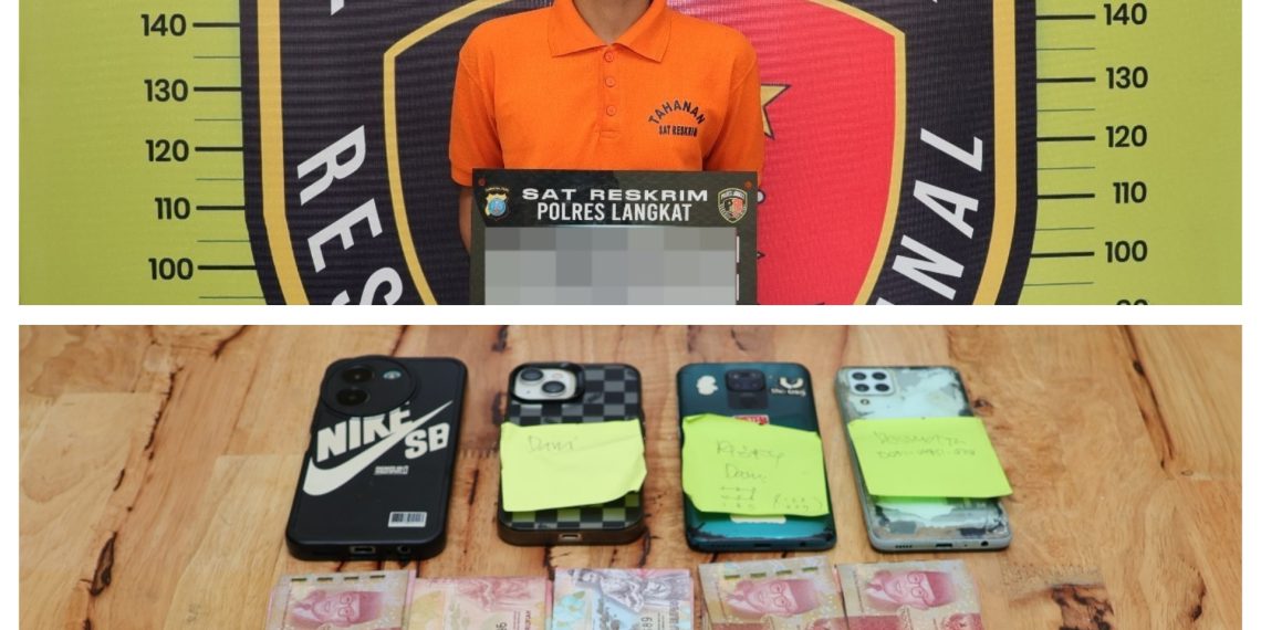 Sat Reskrim Polres Langkat Berhasil Ungkap Kasus Pemerasan, Kapolres Tegaskan Tidak Ada Ruang bagi Pelaku Intimidasi