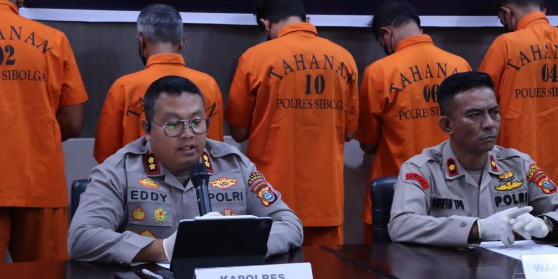 Polres Sibolga Tangkap Lima Pelaku Pembunuhan di Masjid Agung dalam Waktu Kurang dari Tiga Hari