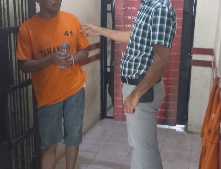 Polsek Medan Baru Amankan Pelaku Curas Bermodalkan Pistol Mainan di Jalan Juanda