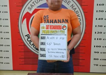 Buron Tiga Tahun, Bandar Sabu Ditangkap Satresnarkoba Polres Padang Lawas di Medan
