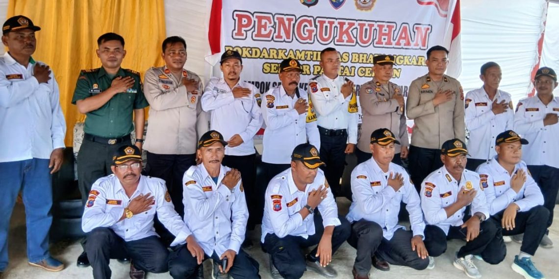 Polsek Pantai Cermin Kukuhkan Pokdarkamtibmas 2025–2029