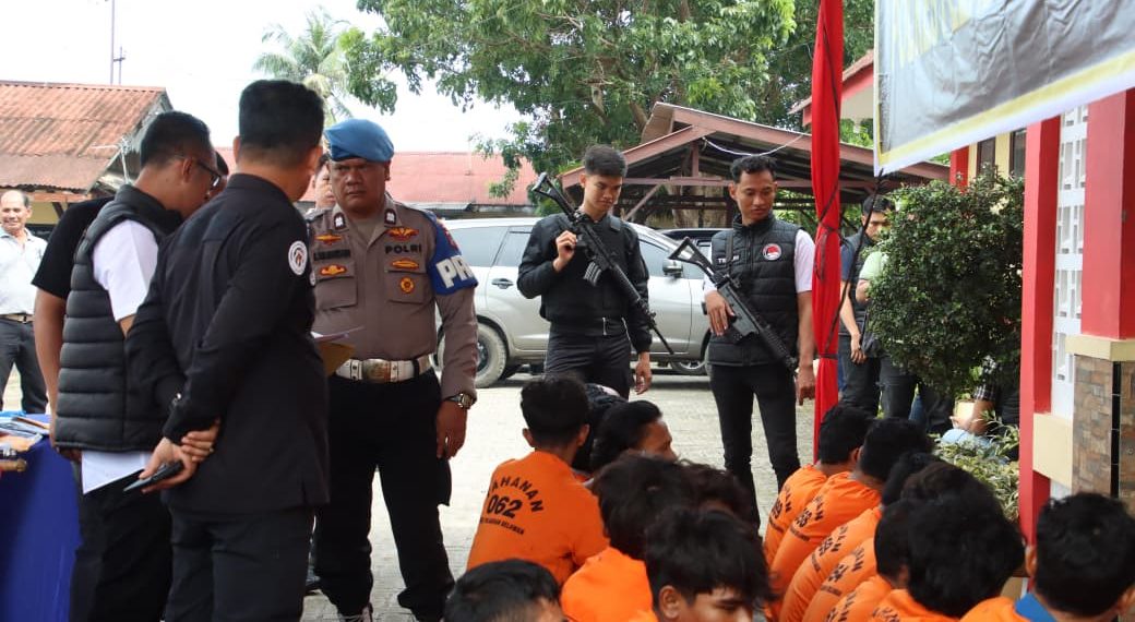 Polres Pelabuhan Belawan Tangkap 48 Pelaku Kejahatan Jalanan dalam Kurun Waktu Satu Bulan