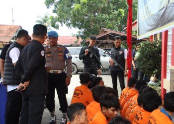 Polres Pelabuhan Belawan Tangkap 48 Pelaku Kejahatan Jalanan dalam Kurun Waktu Satu Bulan
