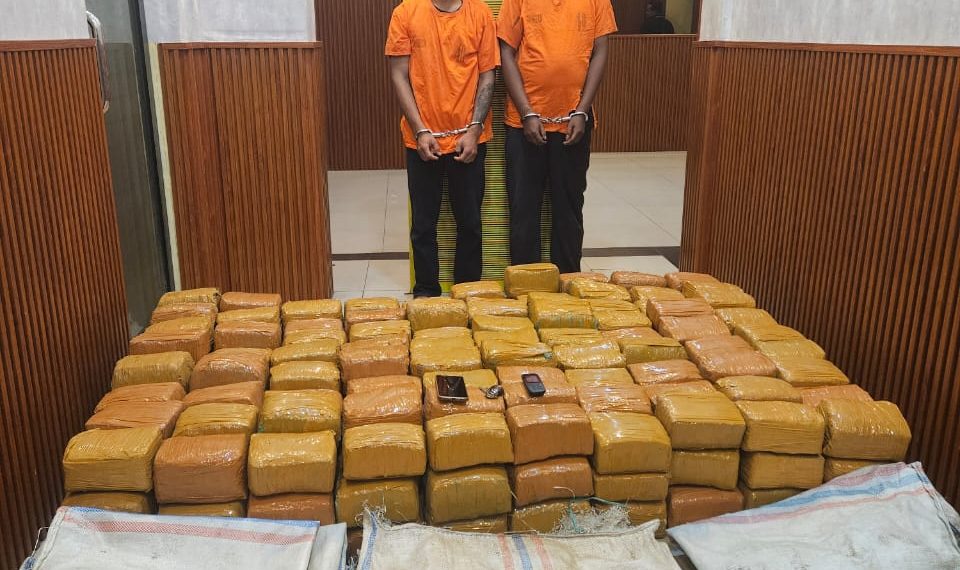 Timsus Ditresnarkoba Polda Sumut Gagalkan Peredaran 255 Kg Ganja Asal Aceh, Dua Kurir Ditangkap