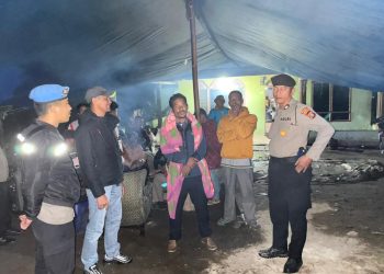 Polres Dairi dan BKO Direktorat Samapta Polda Sumut Gelar Patroli Skala Besar di Parbuluan VI