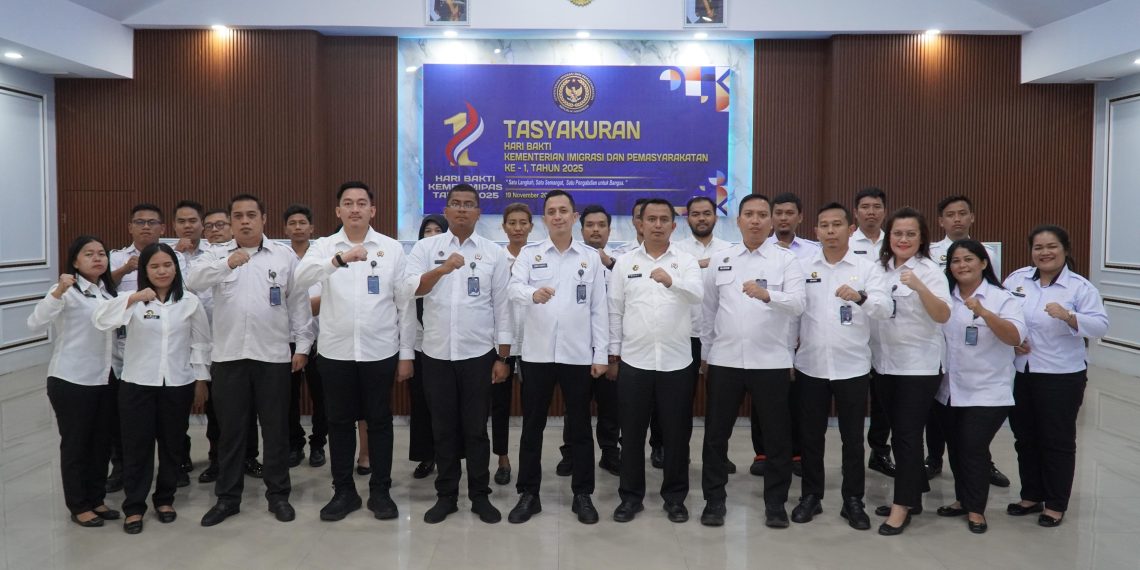 Rutan Kelas I Medan Turut Sukseskan Peringatan Hari Bakti Ke-1 Kementerian Imigrasi dan Pemasyarakatan