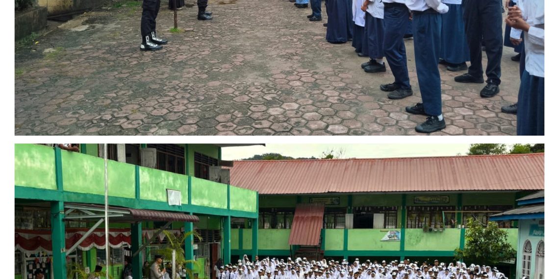 Polres Sibolga Gencarkan “Police Goes To School” di Sejumlah Sekolah, Edukasi Anti Tawuran dan Narkoba