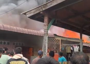 Gara Gara Puntung Rokok 9 Rumah Dilalap Si Jago Merah di Medan