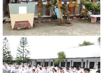 Polsek Pantai Cermin Beri Edukasi Hukum kepada Pelajar SMK N 1 Pantai Cermin