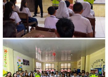 Sat Lantas Polres Sibolga Gelar Police Goes To School Di SMPN 2 Sibolga Dalam Rangka Operasi Zebra Toba 2025