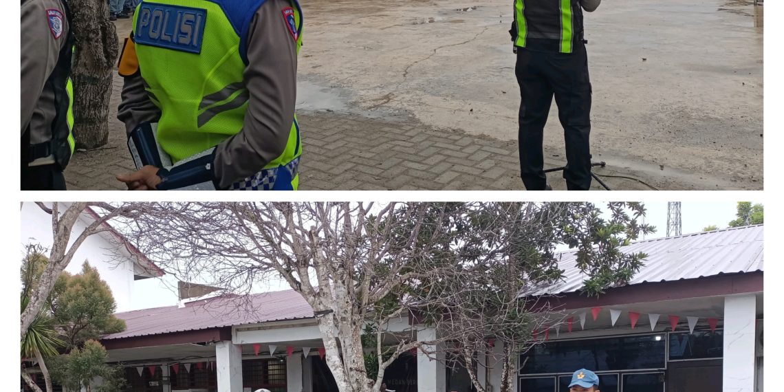 Sat Lantas Polres Pelabuhan Belawan Sosialisasikan Ops Zebra Toba 2025 di SMA Negeri 16 Medan