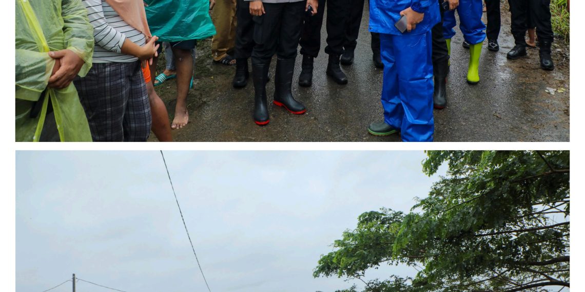 Wakapolda Sumut Tinjau Lokasi Banjir di Perumahan Puri Indah Marindal, Pastikan Penanganan Berjalan Cepat