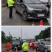 Sat Lantas Polres Pelabuhan Belawan Terapkan Contra Flow Akibat Banjir 1 Meter di Ruas Tol Arah Belawan
