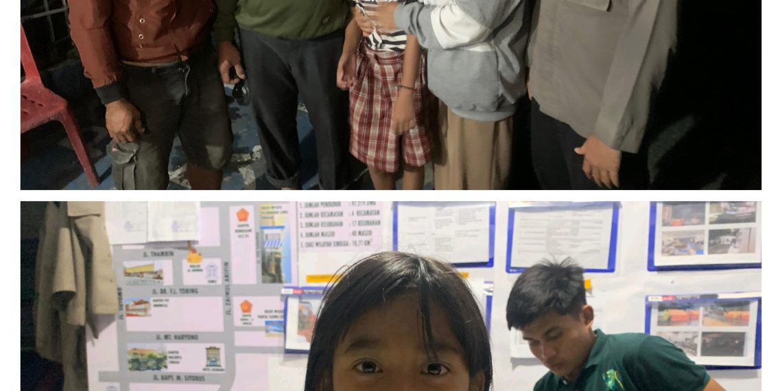 Respons Cepat Polri, Anak Perempuan yang Tersesat di Sibolga Kembali ke Pelukan Orang Tuanya