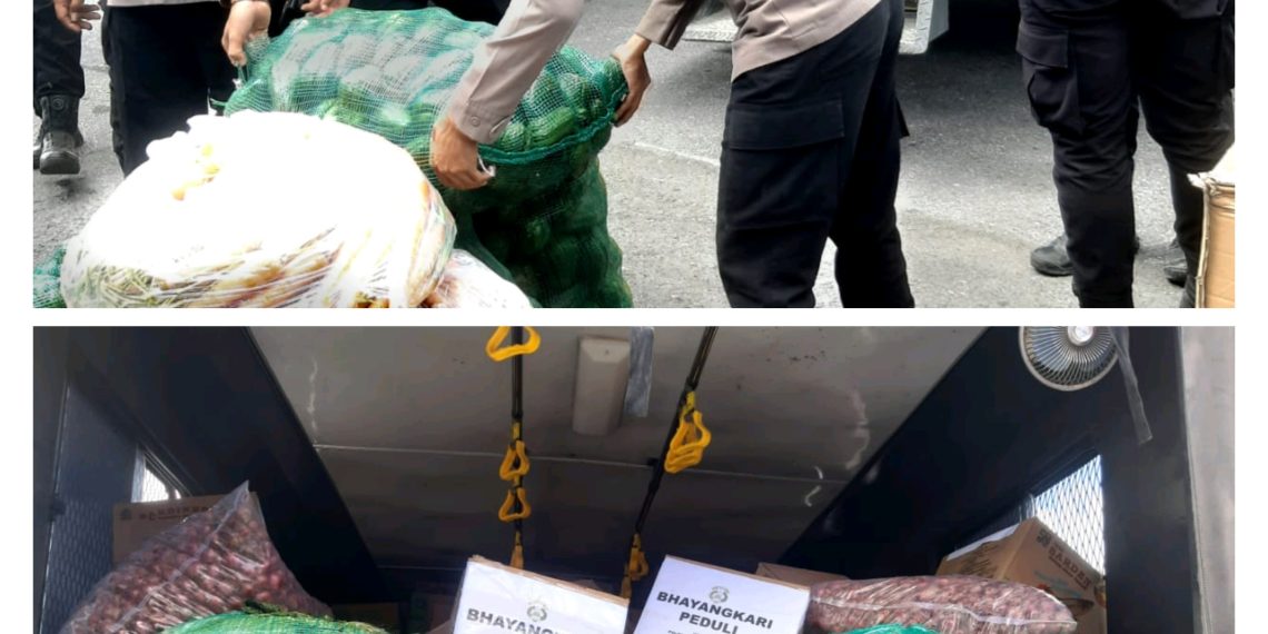 Bantuan Pangan Bertahap Diterbangkan, Kapolda Sumut Kembali Tinjau ke Lokasi Bencana