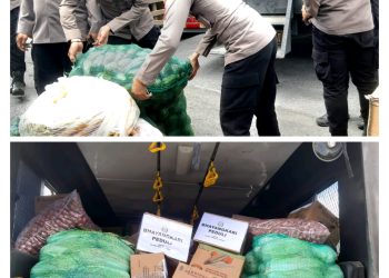 Bantuan Pangan Bertahap Diterbangkan, Kapolda Sumut Kembali Tinjau ke Lokasi Bencana