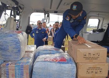 Ratusan Kilogram Bantuan Disalurkan Melalui Airdrop, Polda Sumut Pastikan Warga Terisolir Terbantu