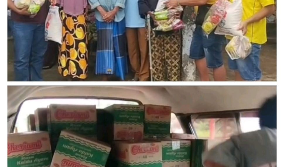 Yayasan Vihara Bao Qing Tian Salurkan Sembako Ke Desa Tapak Kuda Kecamatan Tanjung Pura Kabupaten Langkat