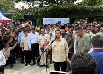 Polda Sumut Kawal Ketat Kunjungan Presiden RI ke Lokasi Pengungsian Banjir di Tanjung Pura