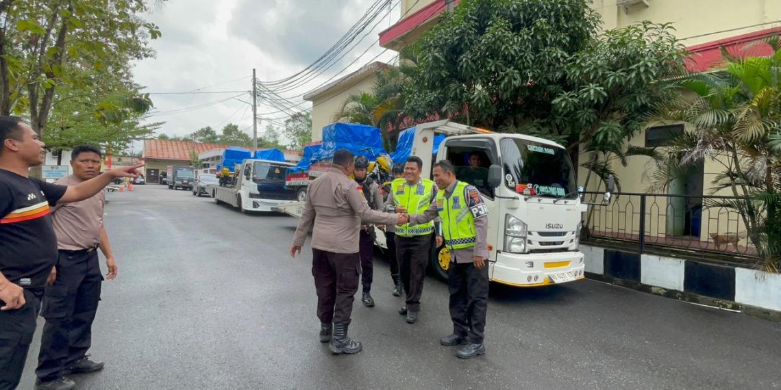 Ringankan Luka Pascabencana, Polda Sumut Salurkan Bantuan Mabes Polri ke Aceh Tamiang