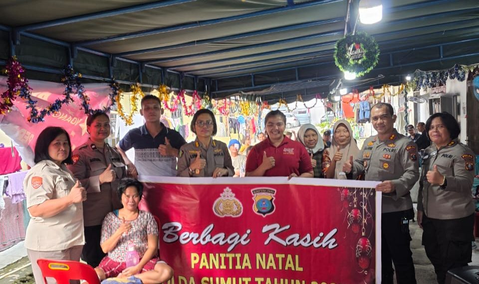 Natal Berbagi Kasih, Polda Sumut Hadirkan Harapan di Rumah Kesembuhan Sahabat Lazarus Medan