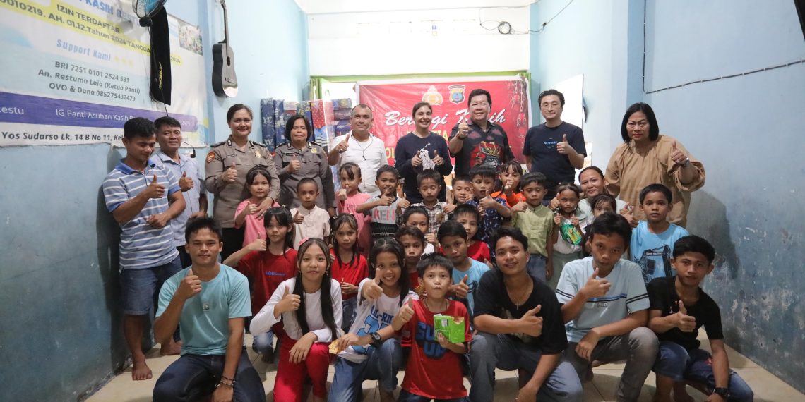 Menebar Kasih Natal, Polda Sumut Hadirkan Harapan bagi Anak-Anak Panti Asuhan