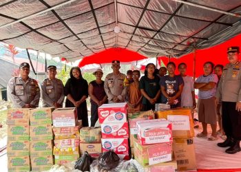 Polres Sibolga Salurkan Bantuan untuk Korban Banjir dan Longsor, Wujud Nyata Kepedulian Polri
