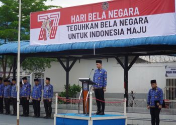 Rutan Kelas I Medan Gelar Upacara Peringatan Ke-77 Hari Bela Negara