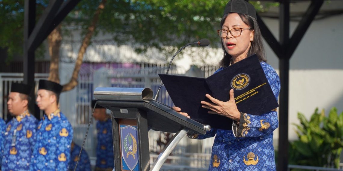 Rutan Kelas I Medan Gelar Upacara Peringatan Hari Ibu ke-97 Tahun 2025