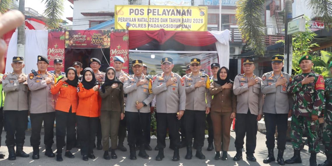 Kapolda Sumut Cek Kesiapan Pospam dan Posyan Operasi Lilin Toba 2025 di Padangsidimpuan
