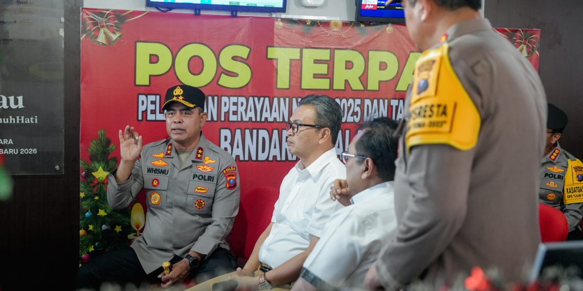 Kapolda Sumut Cek Pos Pengamanan Nataru di Bandara Kualanamu, Pastikan Keamanan dan Kenyamanan Penumpang