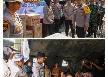 “Polda Sumut Turun ke Batang Kuis: Pastikan Penanganan Banjir Berjalan Cepat & Serahkan Bantuan untuk Warga”