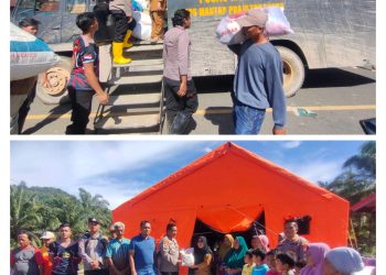 Polres Tapanuli Selatan Salurkan Bantuan Sosial untuk Korban Bencana Alam di Kelurahan Reniate