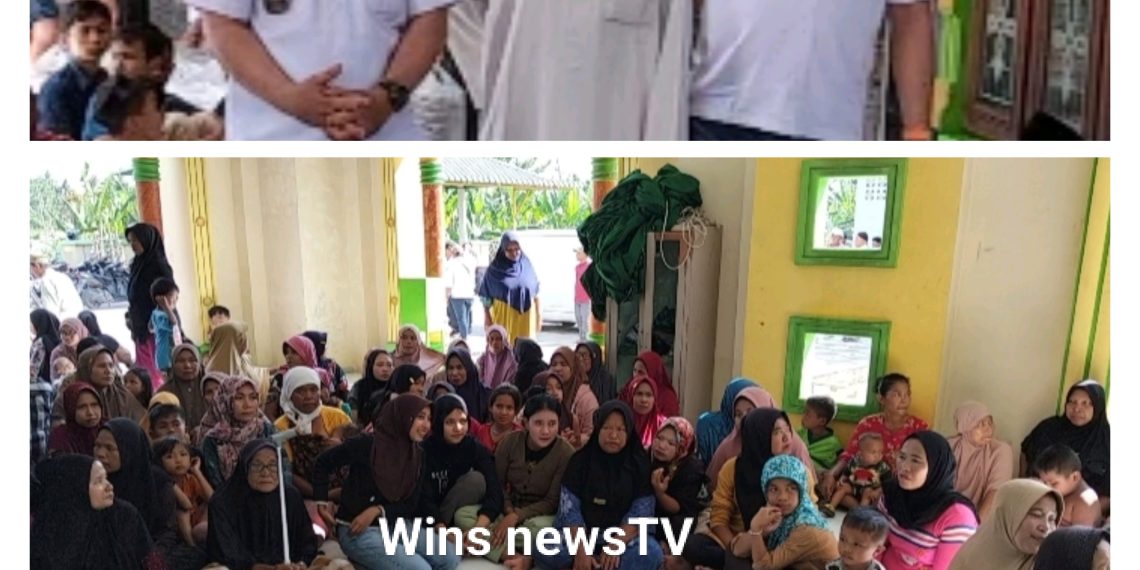 Pokdarkamtibmas Bhayangkara Sumatera Utara & Resor Medan Salurkan Bantuan Sosial Di Daerah Hamparan Perak Kabupaten Deliserdang