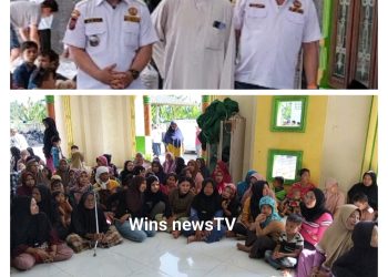 Pokdarkamtibmas Bhayangkara Sumatera Utara & Resor Medan Salurkan Bantuan Sosial Di Daerah Hamparan Perak Kabupaten Deliserdang