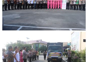 Polres Batu Bara Salurkan Bantuan Kemanusiaan untuk Korban Bencana Alam