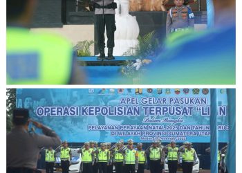 Operasi Lilin Toba 2025, Polda Sumut Tegaskan Kesiapan Pengamanan Nataru di Tengah Ancaman Cuaca Ekstrem