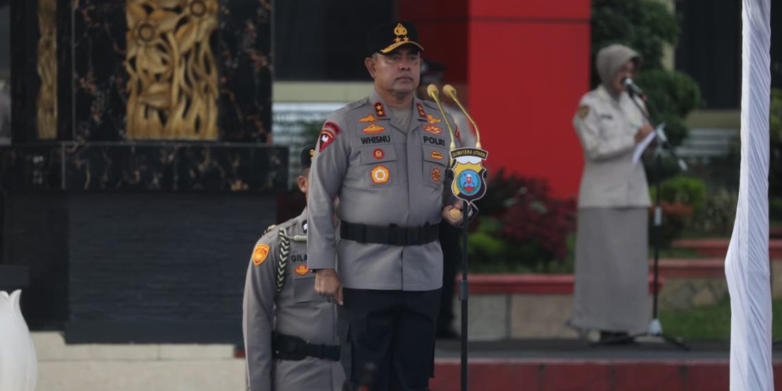 1.833 Personel Polda Sumut Naik Pangkat, Kapolda Tekankan Pelayanan dan Etika Profesi