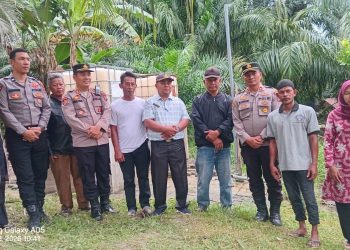 Polres Langkat Salurkan Bantuan Sumur Bor untuk Warga Bukit Jengkol Pangkalan Susu