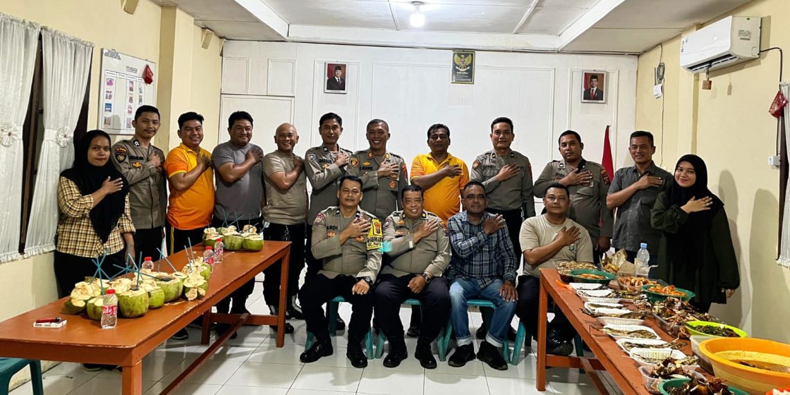 Syukuran Awal Tahun, Polsek Pantai Cermin Perkuat Kebersamaan dan Pelayanan Publik