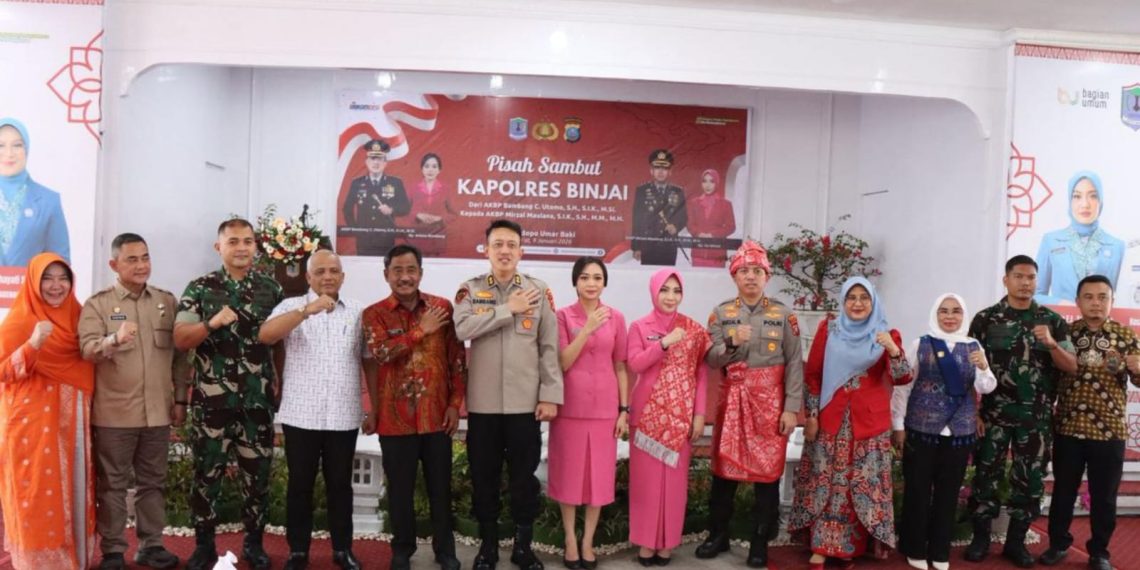 Pisah Sambut Kapolres Binjai!! Walikota: Selamat Datang di Kota Binjai, Perkuat Sinergi Demi Menjaga Keamanan dan Ketertiban