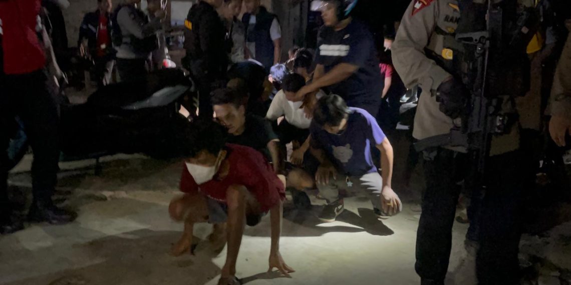 KRYD Skala Besar, Polrestabes Medan Grebek Kembali Sarang Narkoba Jermal, 41 Orang Diamankan