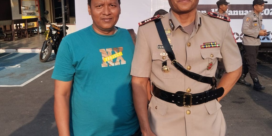 Pimpinan Redaksi Bersama Jajaran Wartawan Wins News TV Apresiasi Penunjukan AKP Fery Irawan sebagai Kapolsek Medan Kota