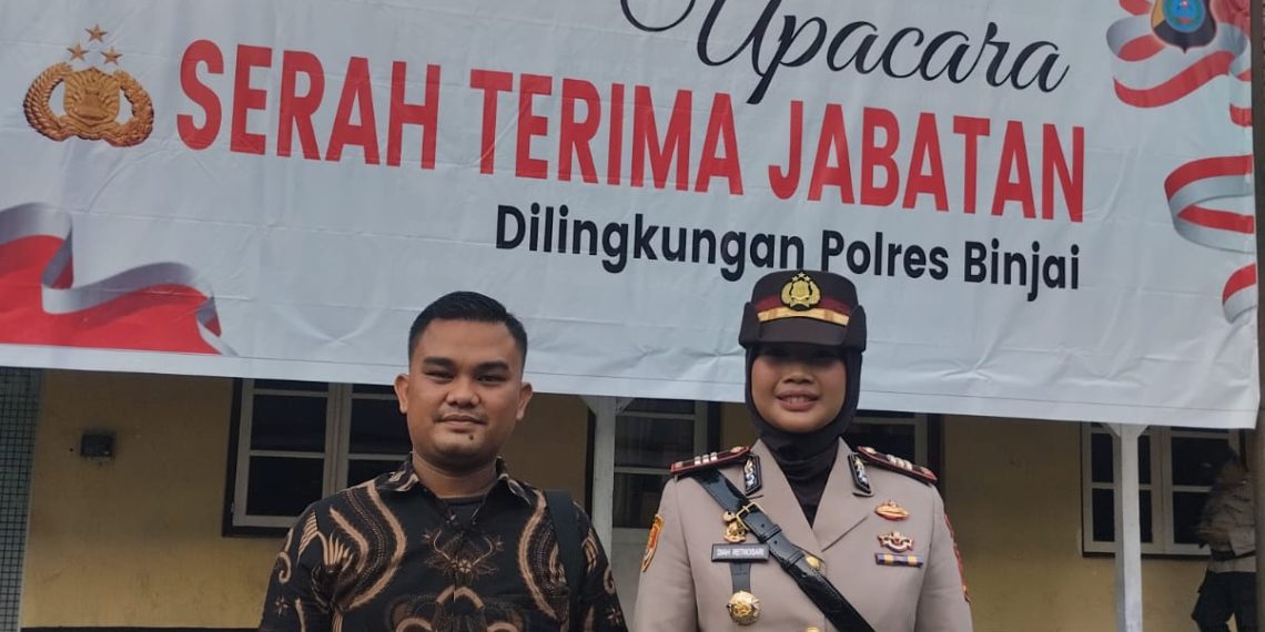 Estafet Kepemimpinan di Jantung Kota: AKP Diah Retnosari Resmi Jabat Kapolsek Binjai Kota