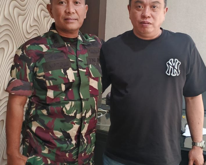 Pimpinan Wins News TV Kunjungi Pendam I/BB, Ucapkan Selamat kepada Wakapendam Baru