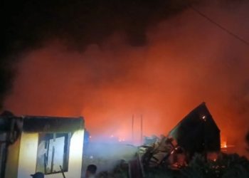 Kebakaran Dini Hari Di Tapanuli Utara, Seorang Lansia Tewas Terjebak Api