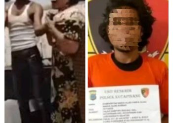 Pria Bersajam Sandera Lansia di Labusel, Pelaku Diamankan Warga Dan Polisi